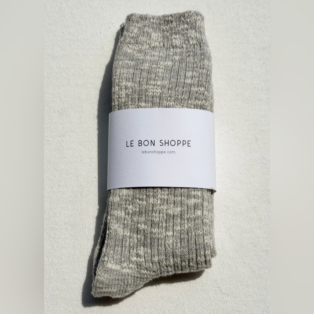 NEW Le Bon Shoppe Cottage Socks Grey - Picture 3 of 3